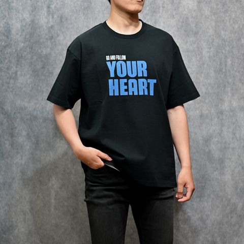 Go And Follow Your Tee （BLK） ｜プリントTシャツ (ブラック)｜2604-4003