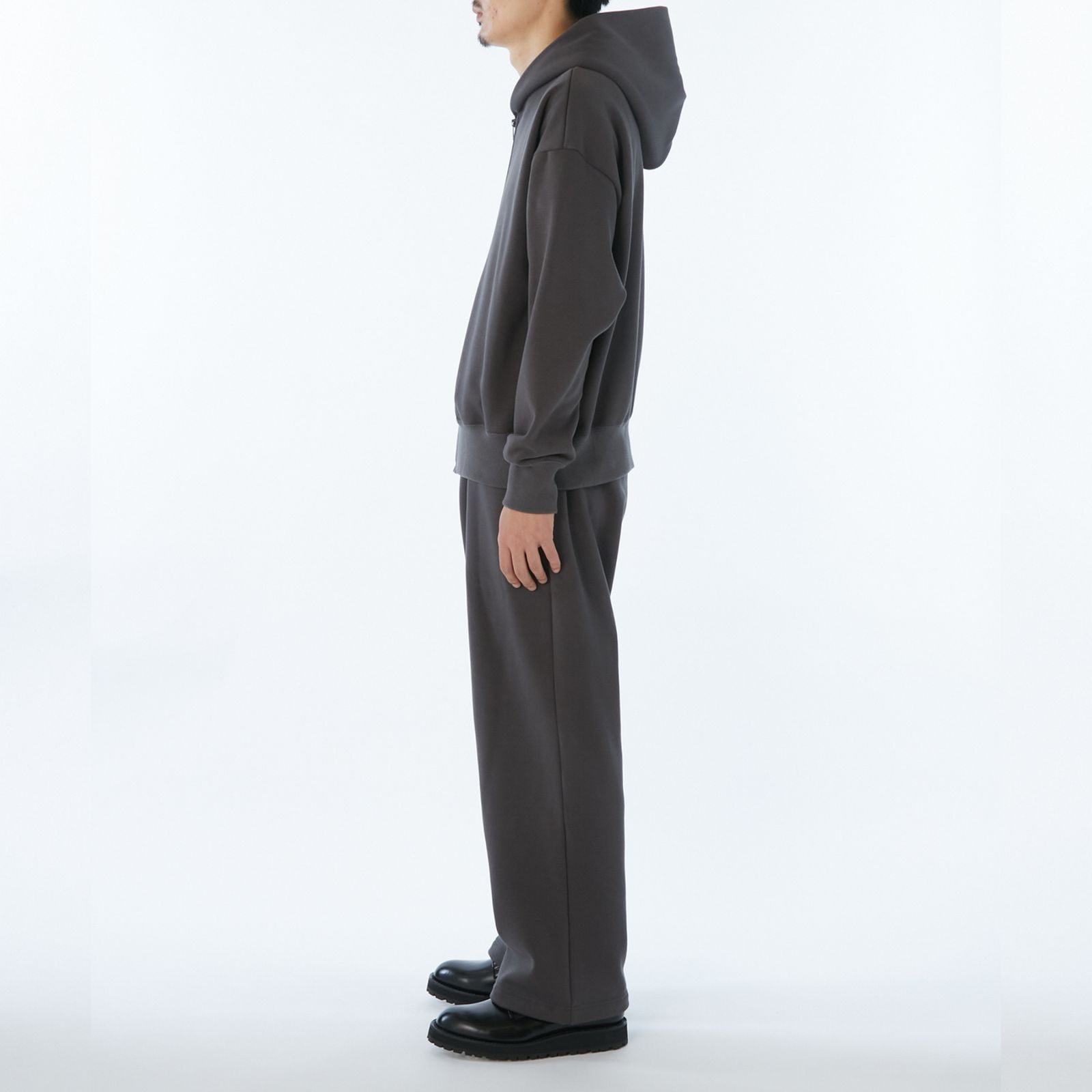 ZIP UP HOODIE （CHARCOAL / チャコール） ジップアップ パーカー｜2262-CS06-025