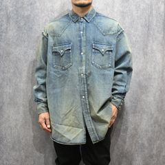 LV DENIM BIG WESTERN SHIRTS （USD） / USネイビー デニムトラウザー （インディゴ） 2026SS-PT4-YT