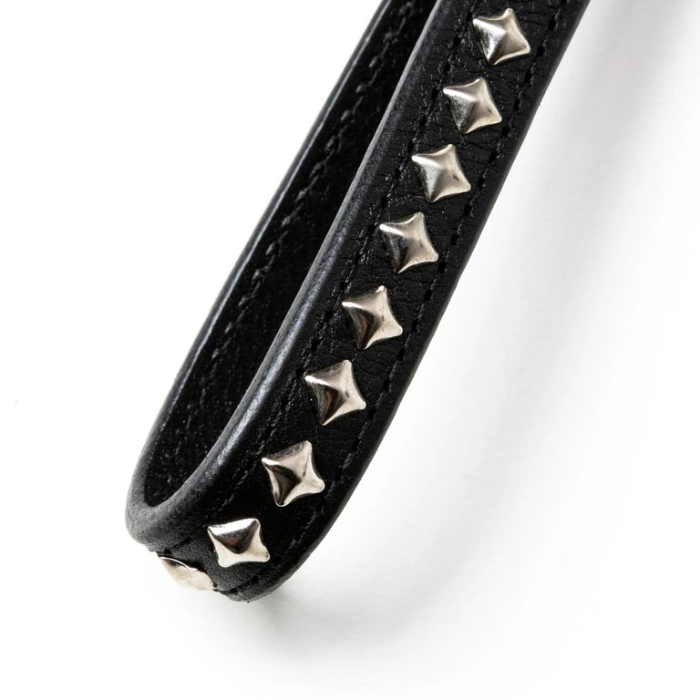 CALEE リストストラップ CALEE - STUDS LEATHER WRIST STRAP (BLACK) / スタッズレザー