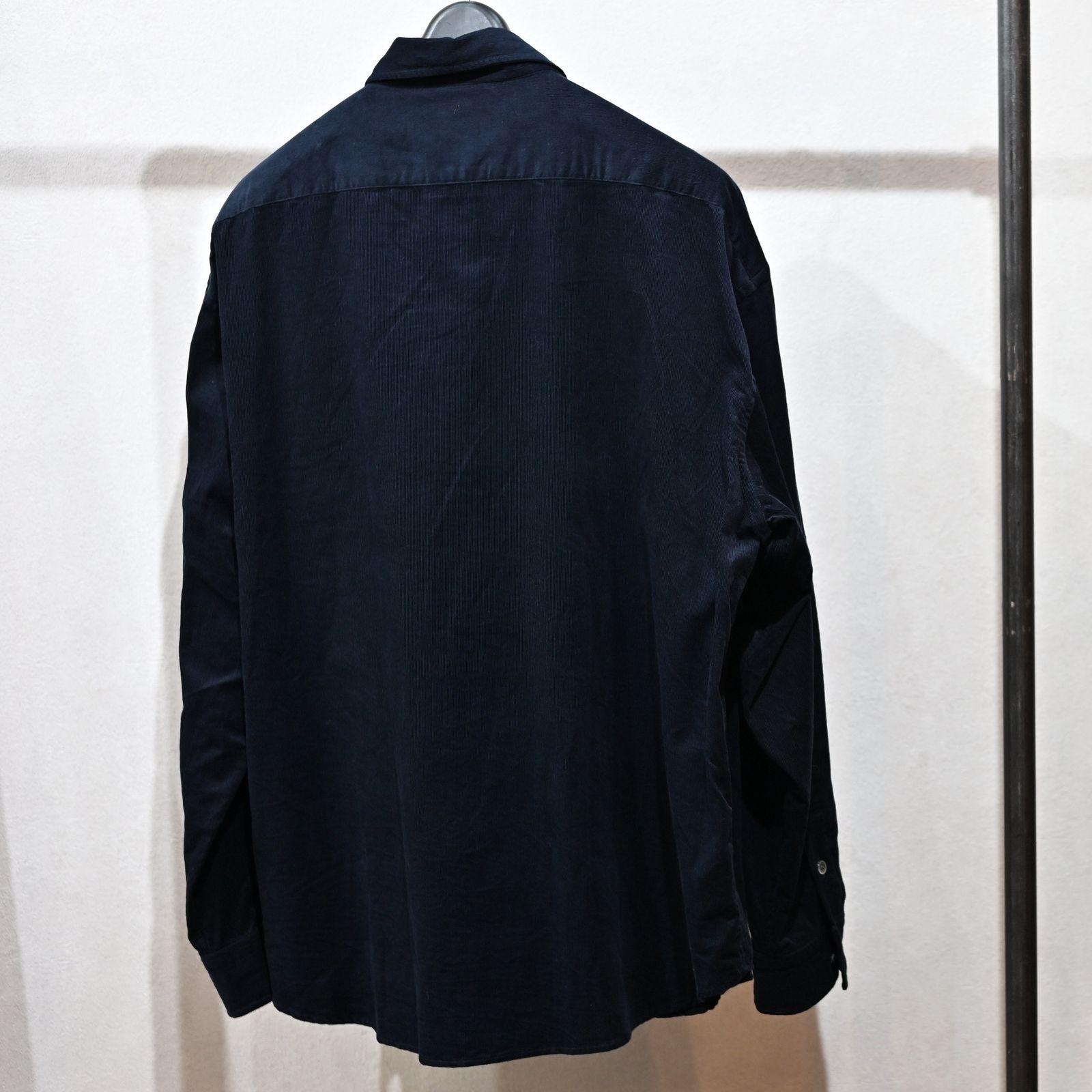 ROLL UP ORGANIC CORDUROY SHIRT (NAVY)|コーデュロイシャツ (ネイビー) PC-016-3685-41