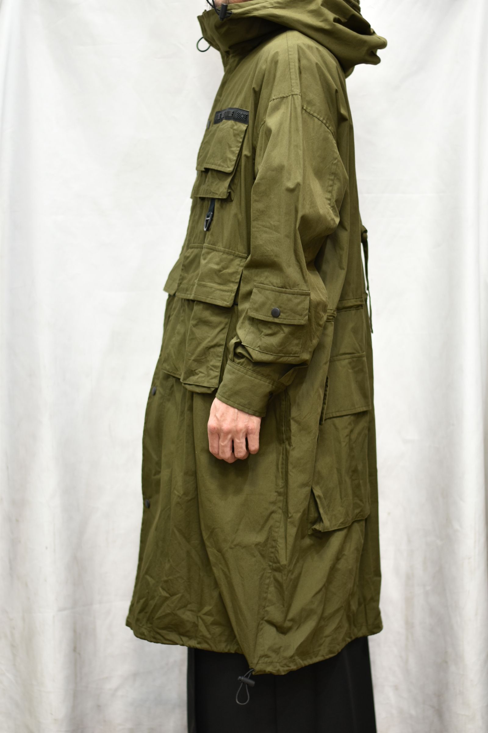40/2 Cotton Broad Pocket Hood Coat