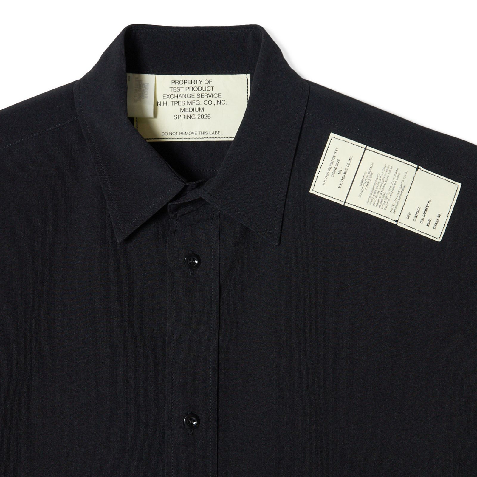 HALF SLEEVE SHIRT （BLACK / ブラック）｜半袖 シャツ｜9261-SH50-002