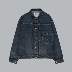 #001 T-BACK DENIM JACKET （INDIGO） / デニムジャケット ファースト （インディゴ） 2026SSJK-YY-0001