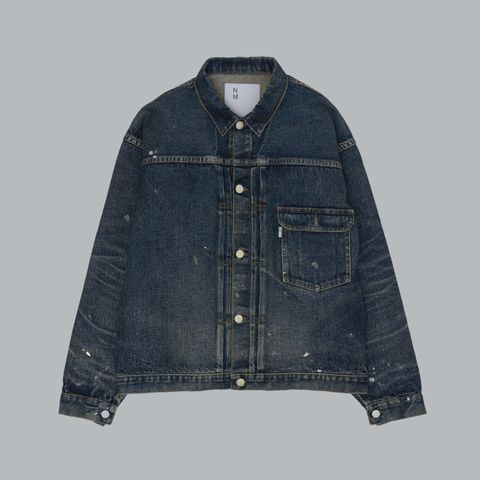 #001 T-BACK DENIM JACKET （INDIGO） / デニムジャケット ファースト （インディゴ） 2026SSJK-YY-0001