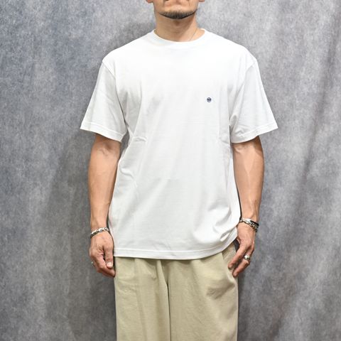 DIAMOND BACK TEE （WHITE）｜ダイアモンド プリント Tシャツ （ホワイト） 602-261-17