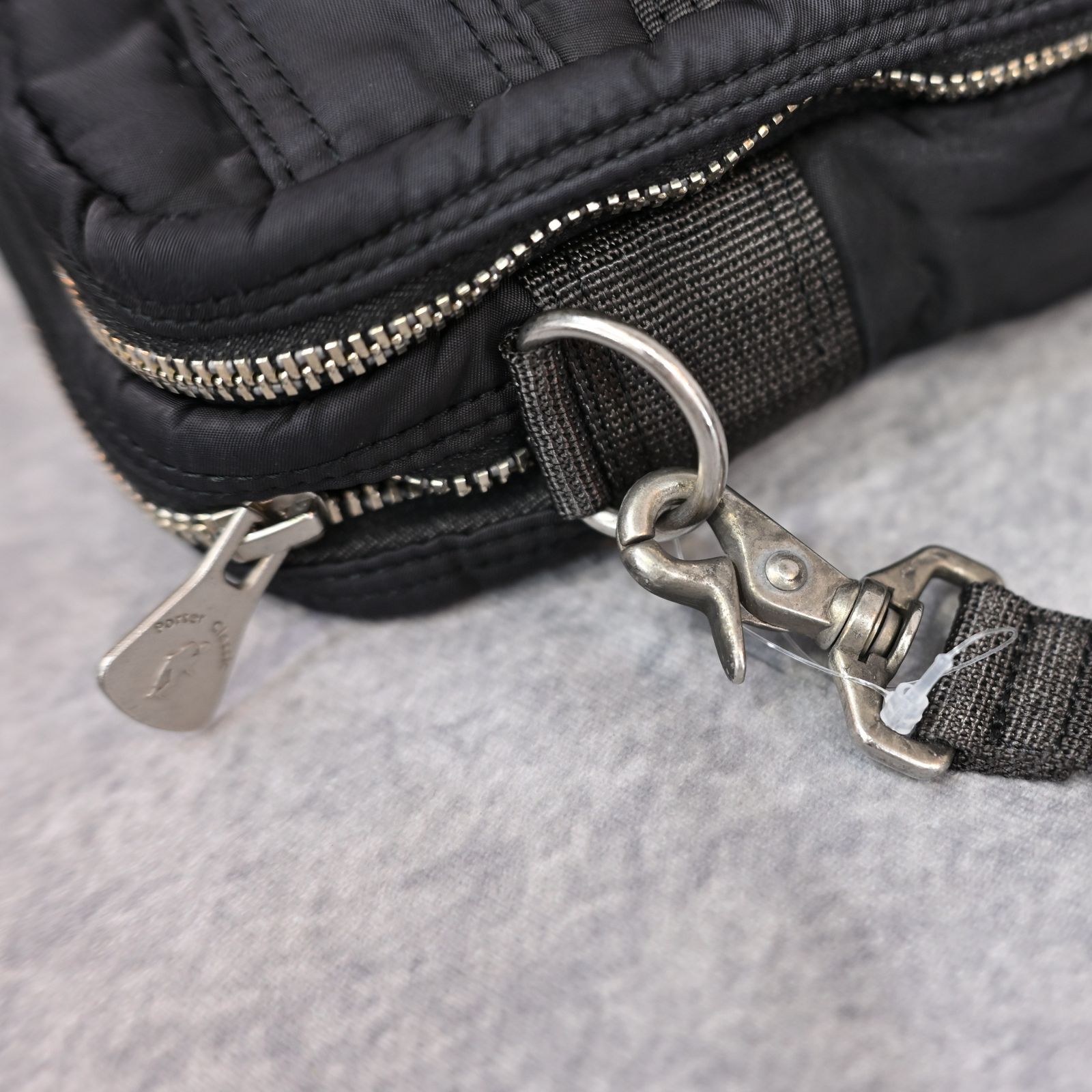 SUPER NYLON SIMPLE SHOULDER BAG (BLACK) / スーパーナイロン ショルダーバッグ （ブラック） PC-015-3075-10