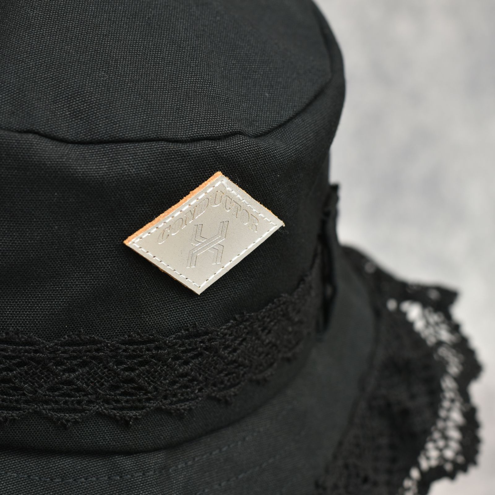 FRILL LACE BUCKET HAT (BK)｜フリルレース バケットハット｜PD26SAC01