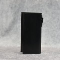 GUIDI CALF WHITE TANNING “Vitello Lucido” LONG WALLET （BLACK）｜カーフ 白鞣し 財布｜889-09