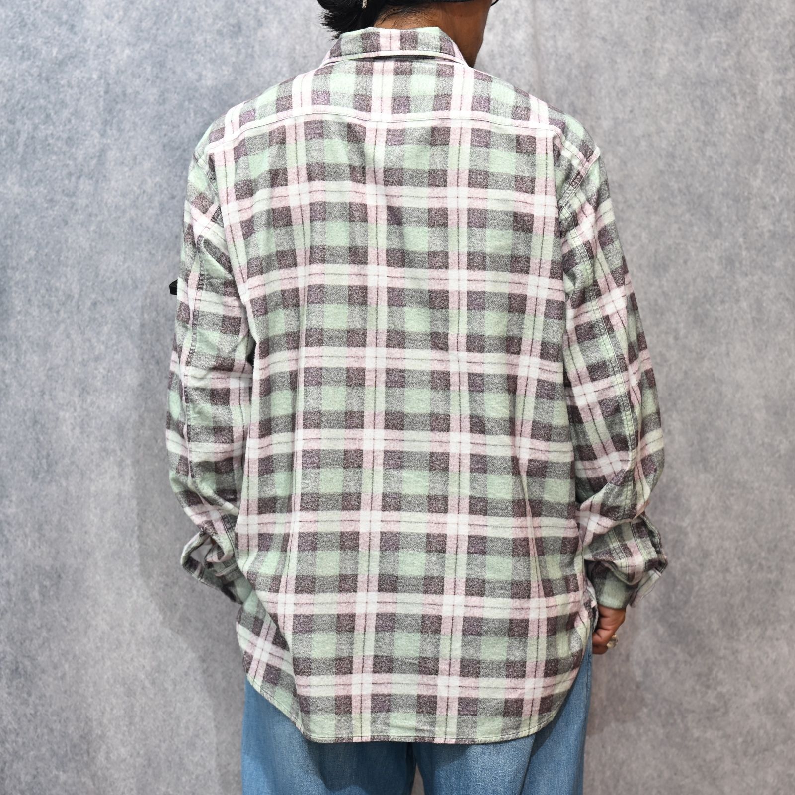 × BIG MAC SHIRT （GRN CHECK）｜× ビッグマック チェックシャツ｜2252-SH60-025