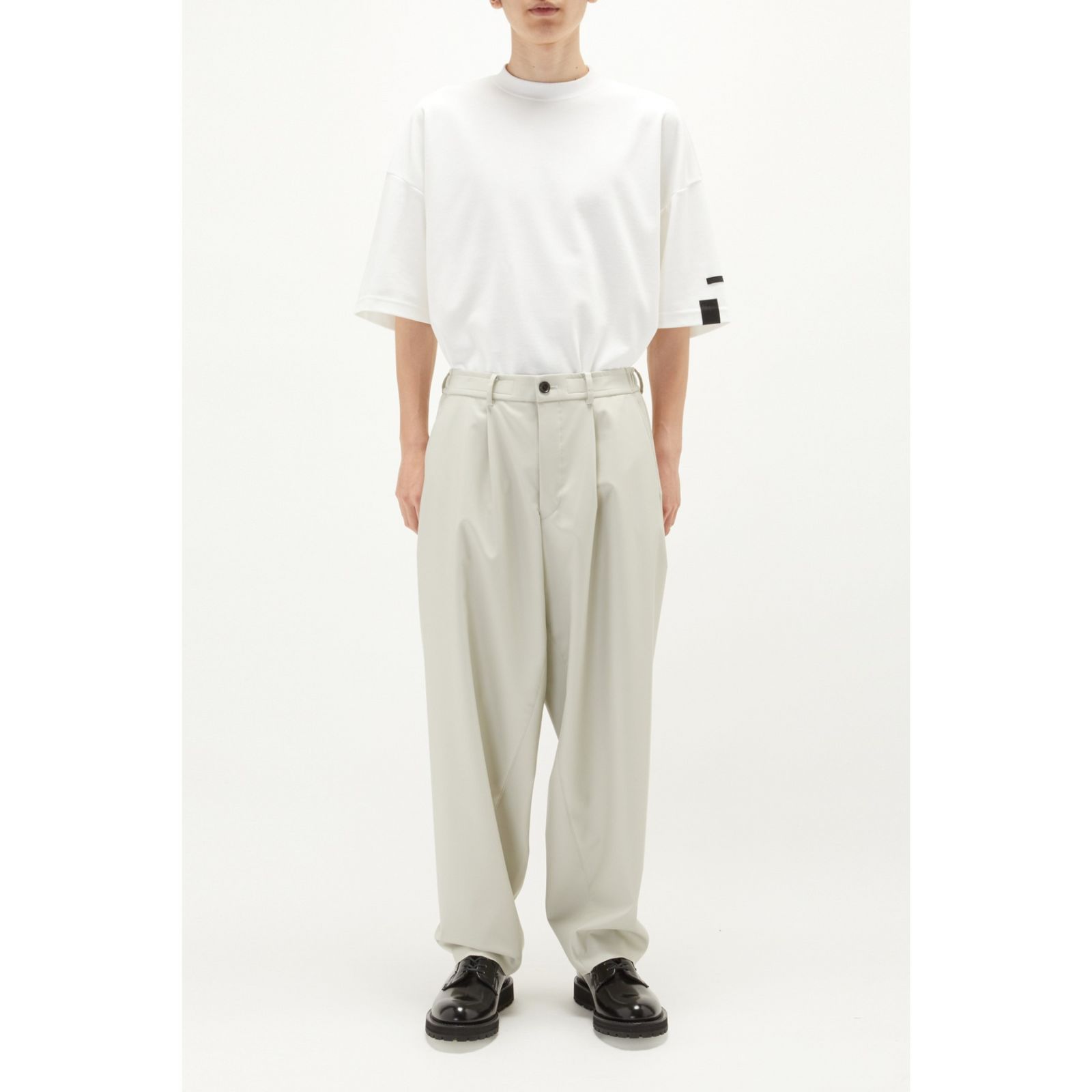 1TUCK EASY TROUSERS （GRAY）