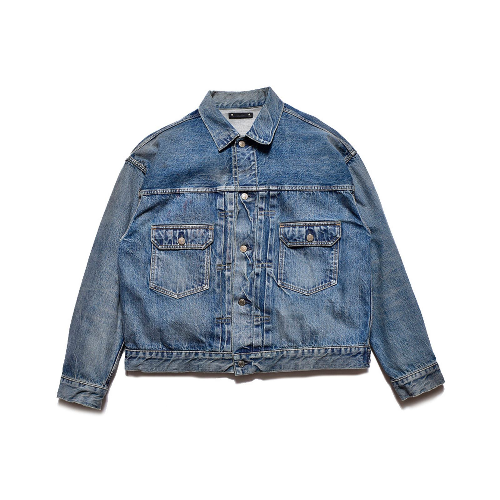 E.BF-GJKT USD （USD） / ビッグシルエット デニムジャケット （ユーズド）