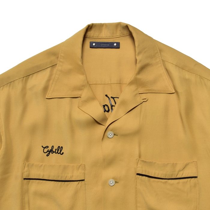 B.H.All Stars Rayon Bowling SH （YEL） ボーリング 半袖シャツ （イエロー）｜2605-5001