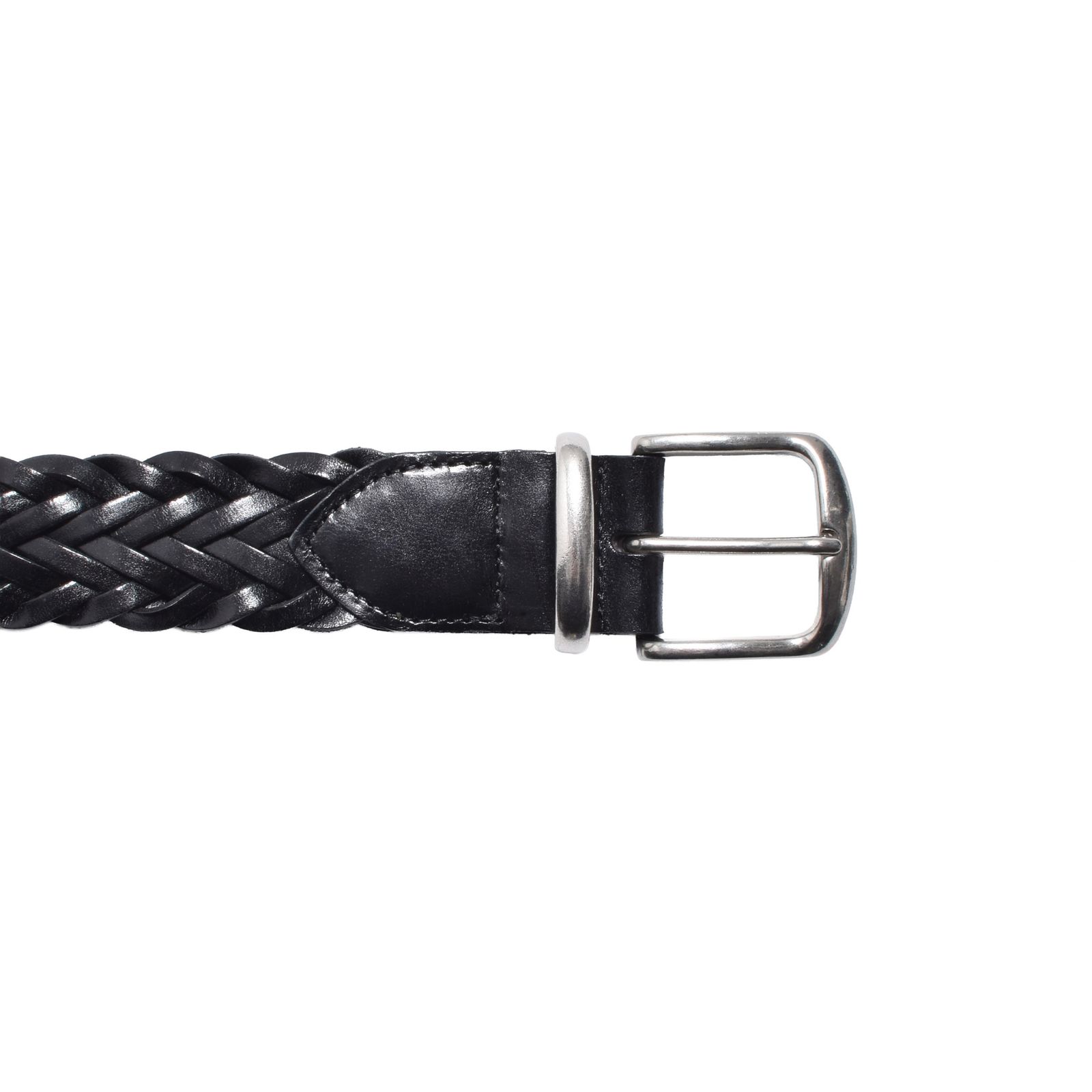 Leather Semi Wide Mesh Belt （BLK）｜レザーメッシュベルト｜MDLBT003