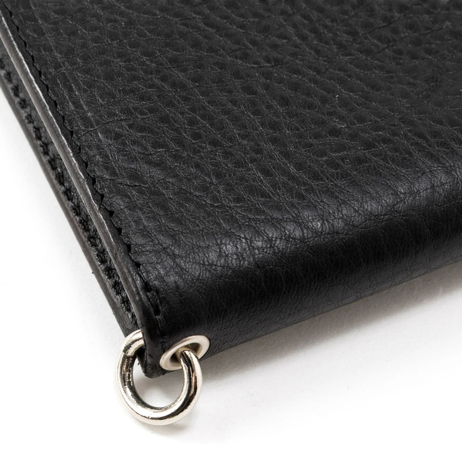 STUDS LEATHER ZIP MULTI LONG WALLET (BLACK)｜スタッズレザー ジップマルチウォレット 長財布｜CL-26SS014LE
