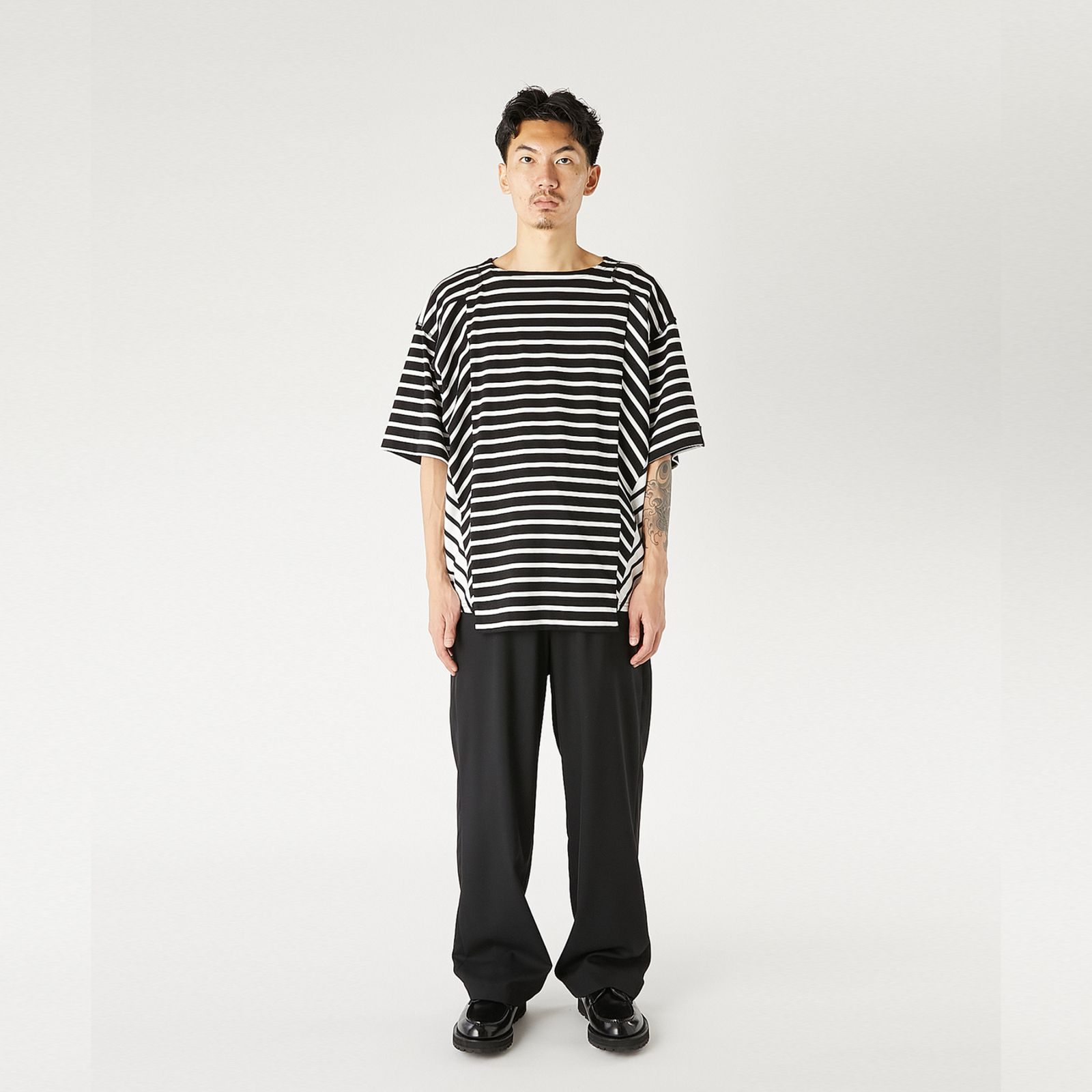 ZEBRA BASQUE SHIRT （BLK BORDER / ブラック）｜ボーダーTシャツ｜2261-CS54-024