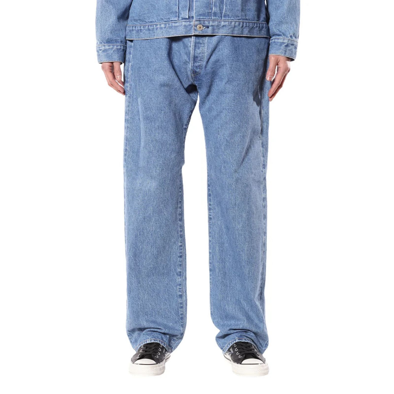 VINTAGE REPRODUCT STRAIGHT DENIM PANTS ＜USED＞ (USED INDIGO BLUE)｜ストレート デニムパンツ｜CL-26AWPT005