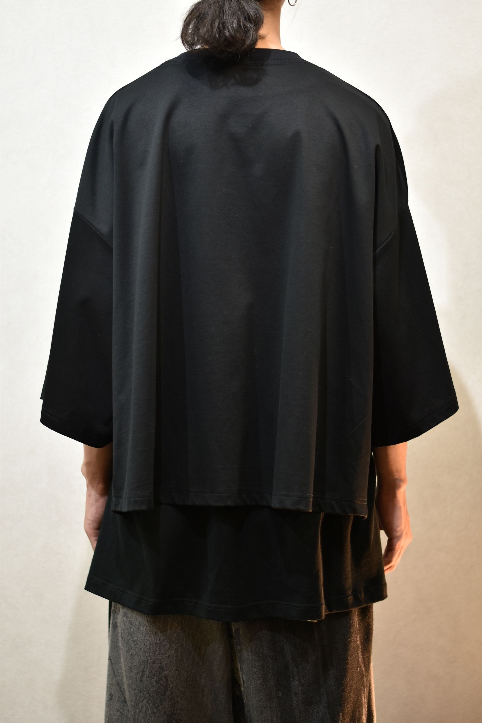 予約商品 / ショートレングス&スーパーワイズTシャツ / LB22SS-TE05-PL (BLACK) / 納期:2月末