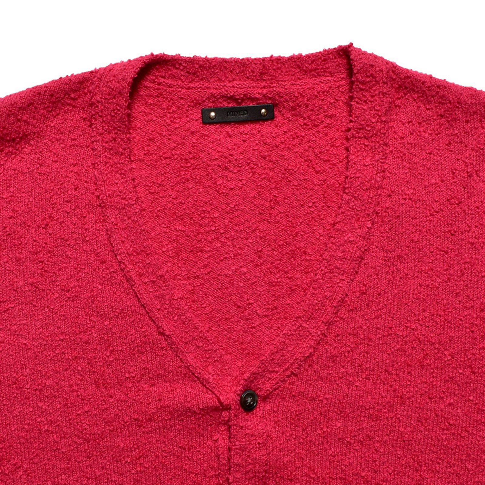 Grainy Cotton Knit Cardigan （PNK） / コットン カーディガン （ピンク）