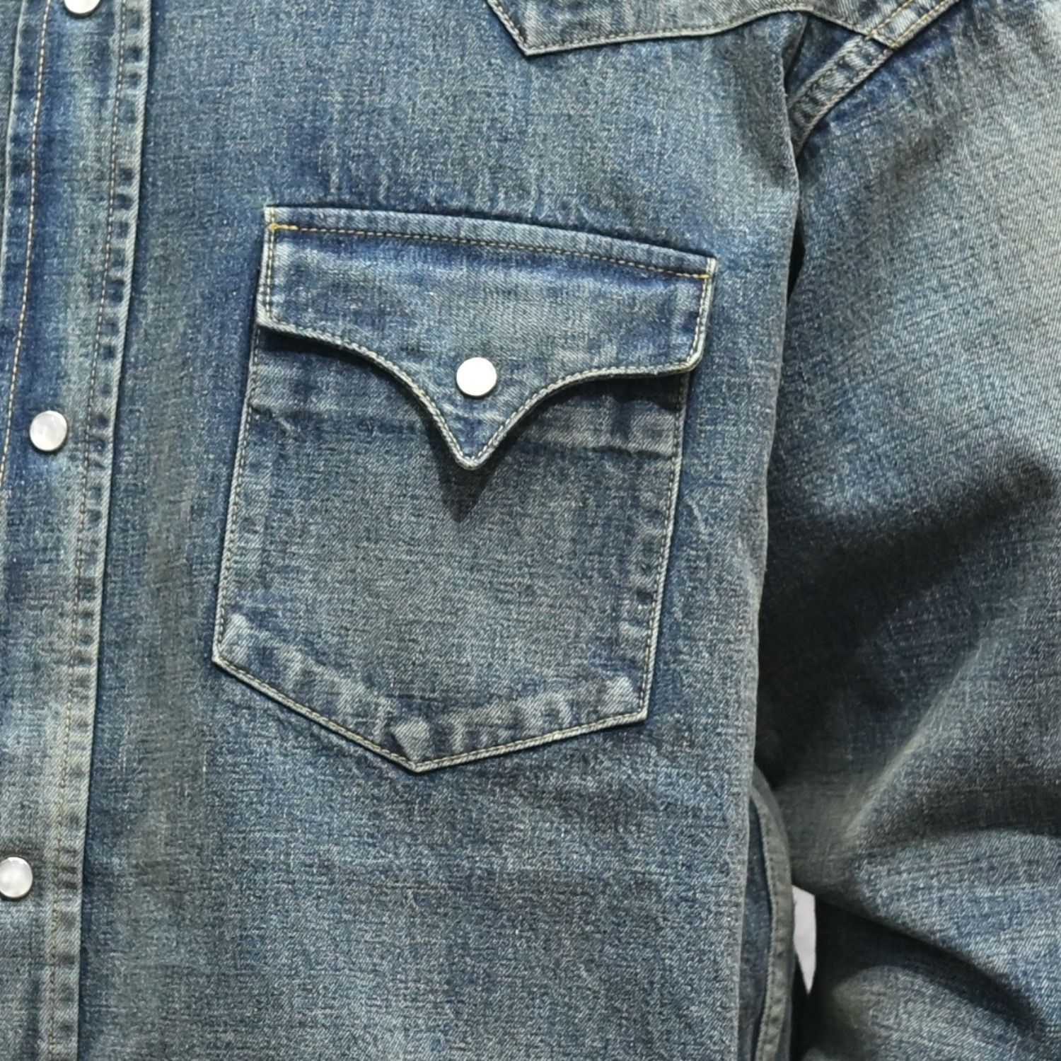 LV DENIM BIG WESTERN SHIRTS （USD） / USネイビー デニムトラウザー （インディゴ） 2026SS-PT4-YT