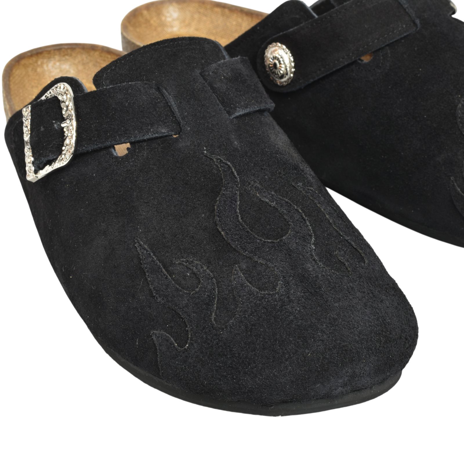 FLAME PATTERN SABO SANDALS (BK)｜フレームパターン サボサンダル｜PD26SAC06