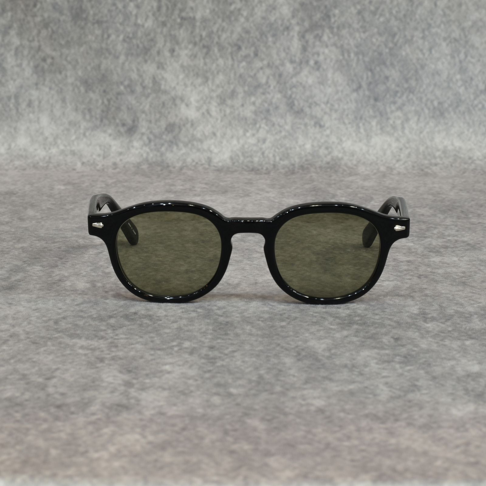 B/W TYPE GLASSES (BLACK / GREEN)｜ボストン/ウェリントン サングラス｜CL-25AW002G