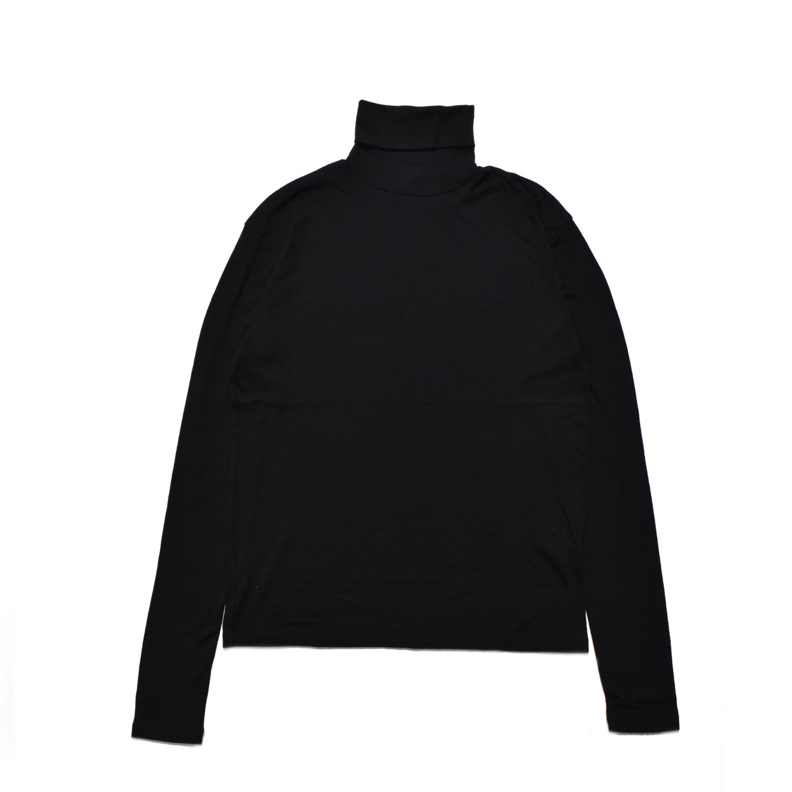 Wool Turtleneck L/S Pullover （BLK）｜ウール タートルネック｜2510-4001