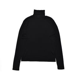 Wool Turtleneck L/S Pullover （BLK）｜ウール タートルネック｜2510-4001
