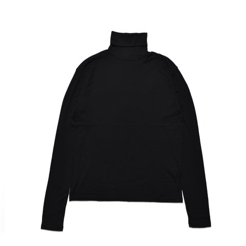 Wool Turtleneck L/S Pullover （BLK）｜ウール タートルネック｜2510-4001