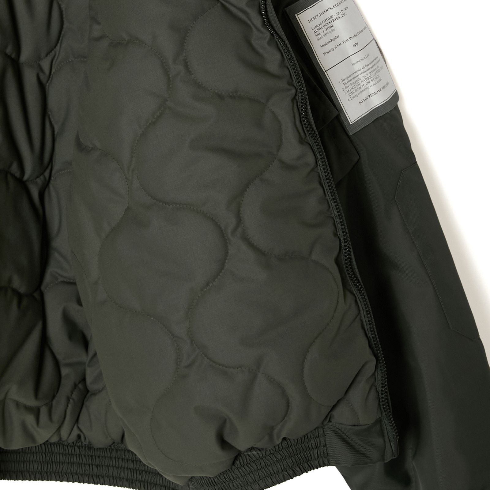 × ALPHA INDUSTRIES MILITARY BLOUSON (SAGE GREEN) - アルファ コラボ ミリタリーブルゾン （グリーン）