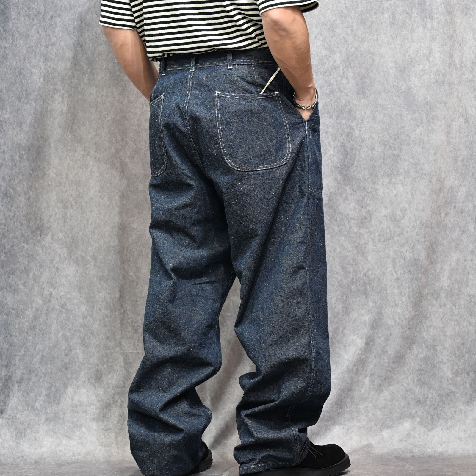 USN DENIM TROUSERS （ONE-WASHED） / USネイビー デニムトラウザー （インディゴ） 2026SS-PT4-YT