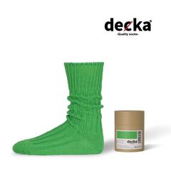 Cased Heavyweight Plain Socks -4th Collection- (NEON GREEN) | 専用ケース付き 厚手 靴下・ソックス