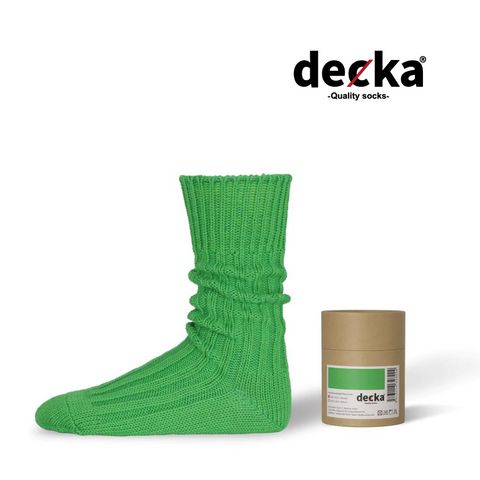 Cased Heavyweight Plain Socks -4th Collection- (NEON GREEN) | 専用ケース付き 厚手 靴下・ソックス