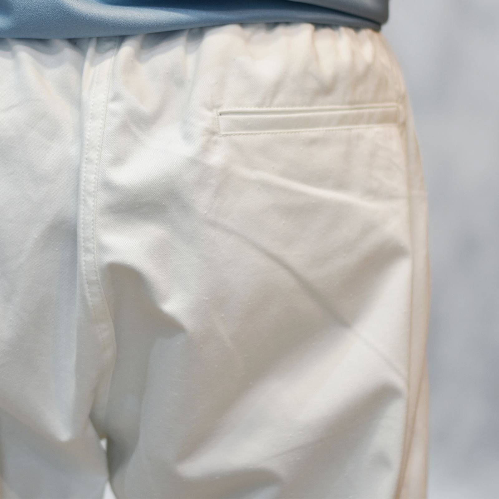 NEP BACK CHINO MILITARY PANTS (WHITE)｜ネップバックチノパンツ｜CL-26SS045
