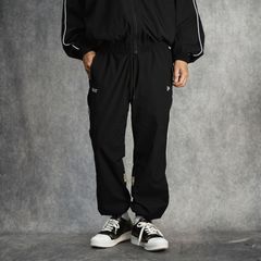 × NEWERA®︎ CALEE LOGO OVERSIZED PIPING TRACK PANTS ＜EXCLUSIVE＞ (BLACK) / ニューエラ トラックパンツ