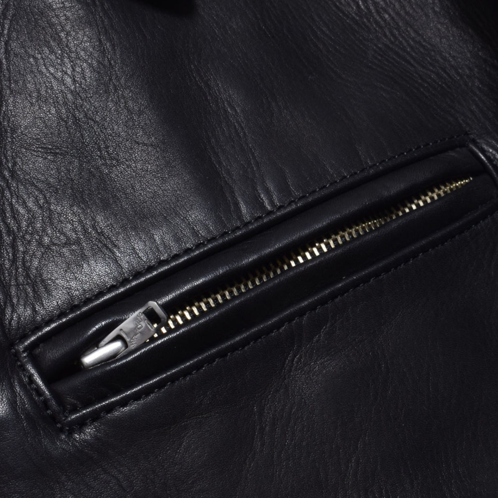Leather Zipup JKT （BLK）｜レザージャケット｜2602-8001