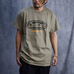 CUTRATE LOGO S/S TEE (PRAIRIE DUST) / プリントTシャツ