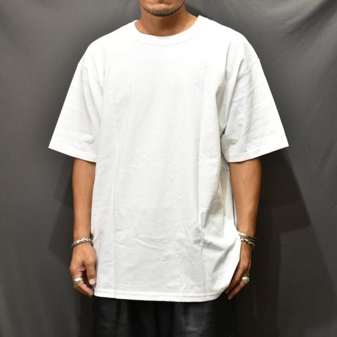 CHAMPION 7OZ ”chord” EMBROIDERY SHORT SLEEVE TEE (WHITE) / チャンピオン ロゴ刺繍 半袖Tシャツ