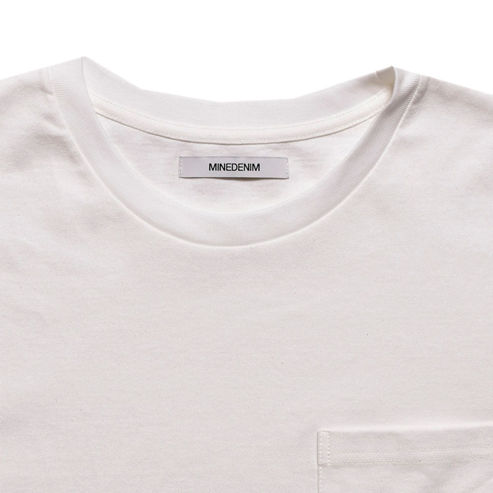Standard Crewneck T-SH （WHT） / ポケット Tシャツ （ホワイト）