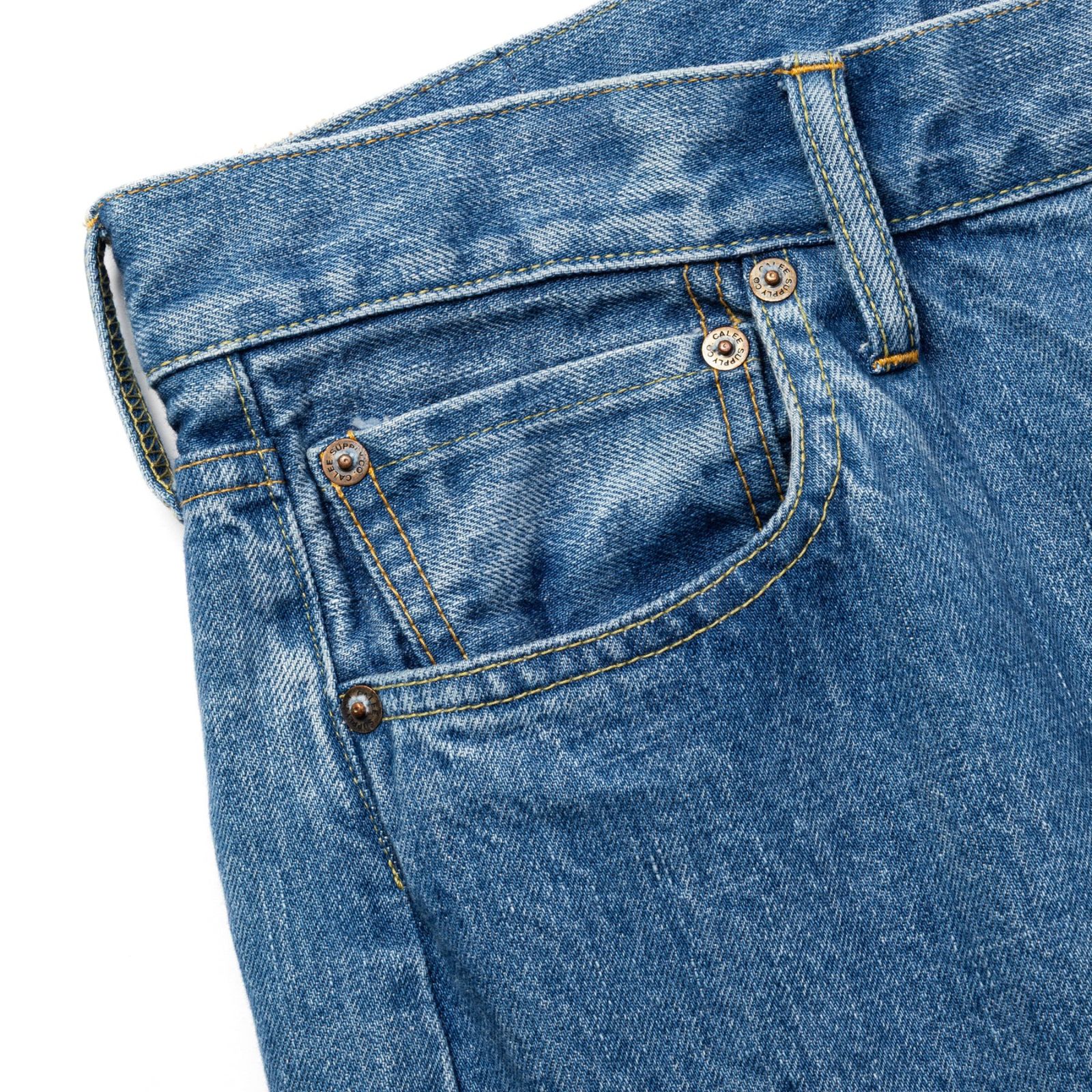 VINTAGE REPRODUCT STRAIGHT DENIM PANTS ＜USED＞ (USED INDIGO BLUE)｜ストレート デニムパンツ｜CL-26AWPT005
