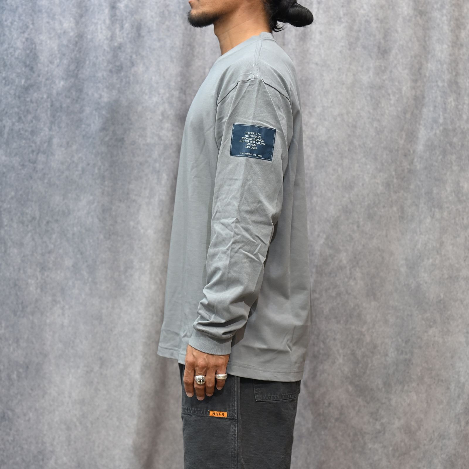 EXCHANGE SERVICE LONG SLEEVE （GRAY） /  ロングスリーブ Tシャツ （グレー） 9252-CS82