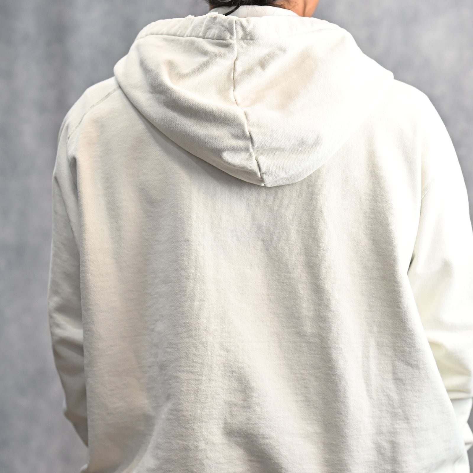 W-V AFTER HOODIE (OFF WHITE / オフホワイト) パーカー フーディー 2401002M
