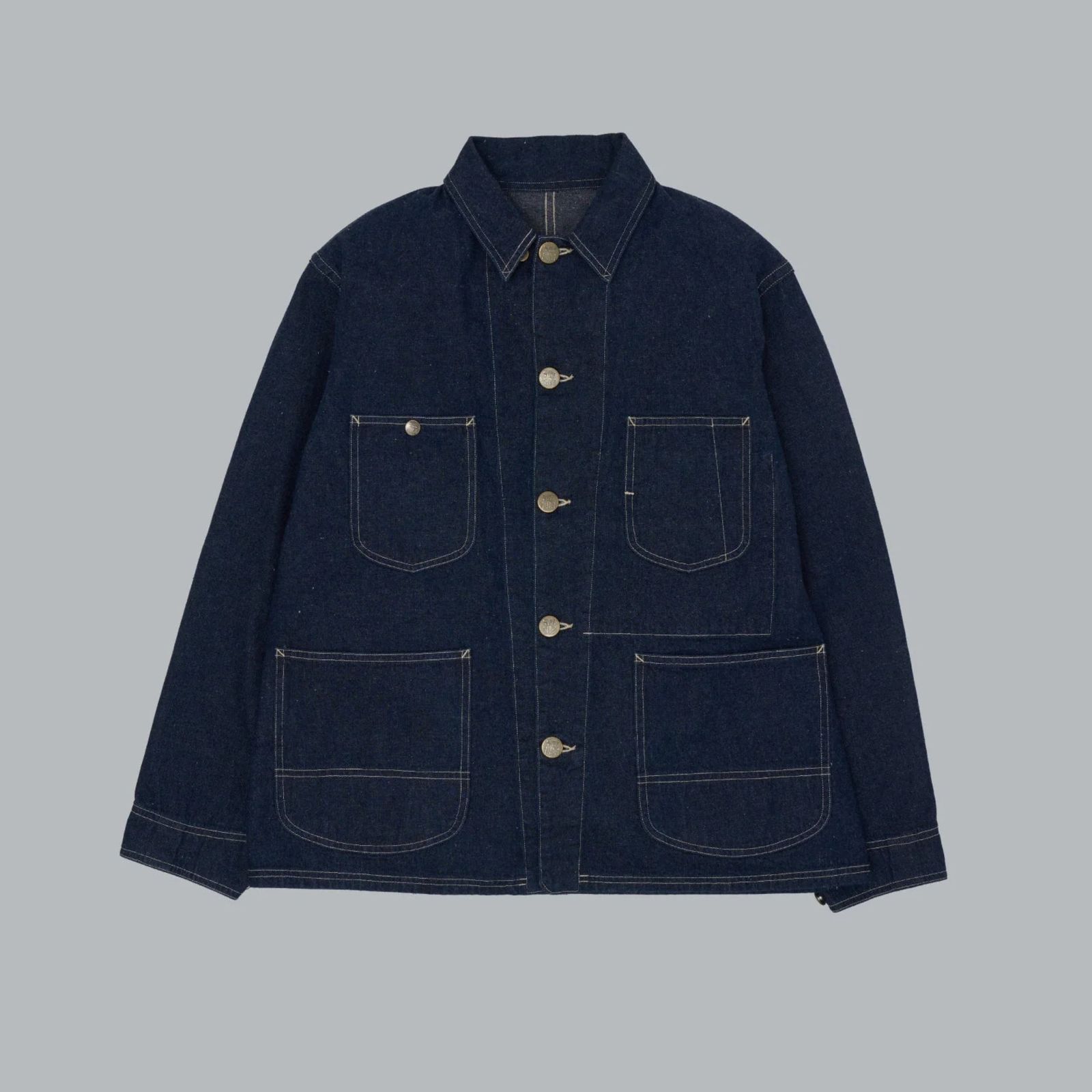 #024 LE CHORE JACKET ONE-WASHED （INDIGO） / カバーオール （インディゴ） 2026SSJK-YY-0012