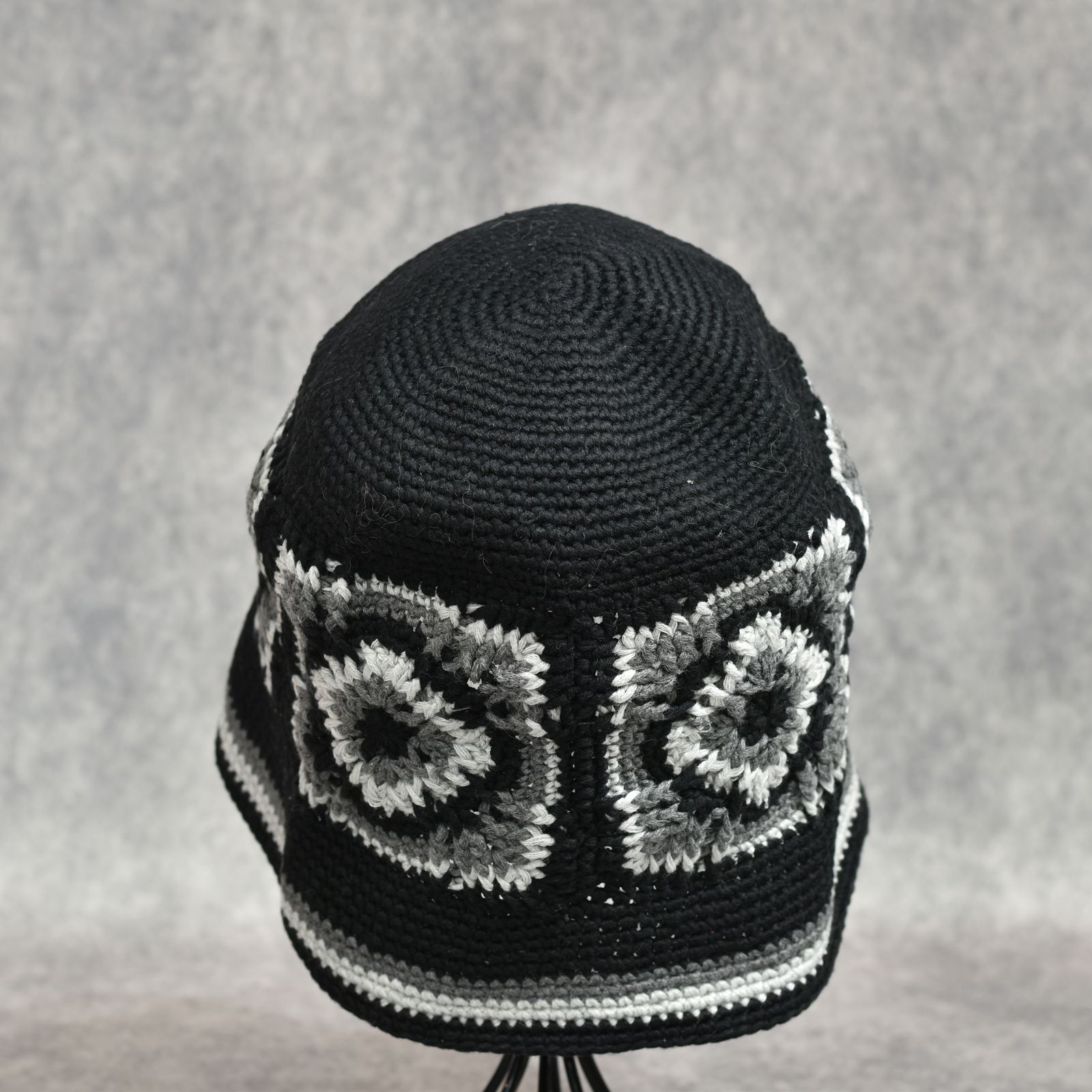 再入荷｜Crochet Hat "SUNBIRD" (BLACK)｜クロシェハット｜X01001