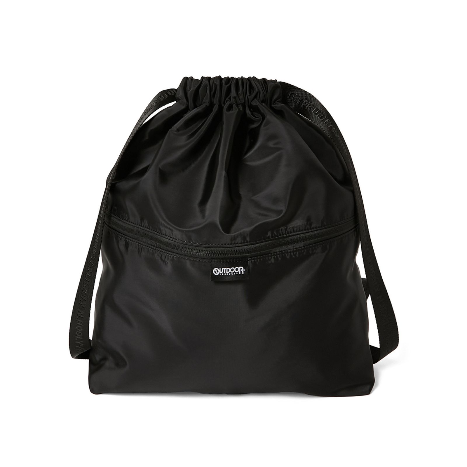 N.HOOLYWOOD COMPILE × OUTDOOR PRODUCTS / DRAWSTRING BACKPACK （BLACK / ブラック）｜バックパック｜2261-AC03