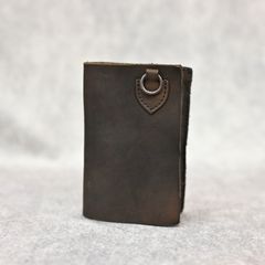 ダブルショルダーレザー製品染め 札入れ （KHAKI / カーキ） 318-03