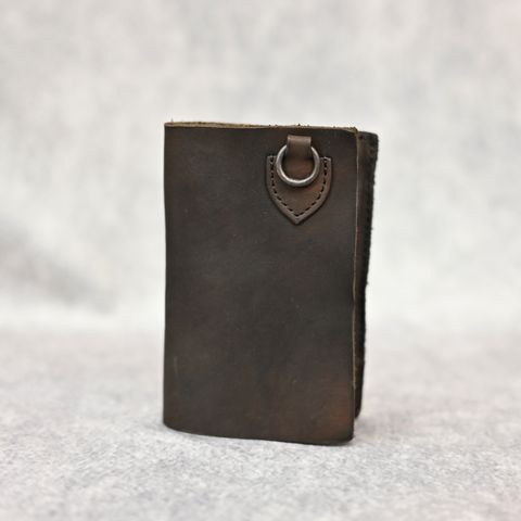ダブルショルダーレザー製品染め 札入れ （KHAKI / カーキ） 318-03