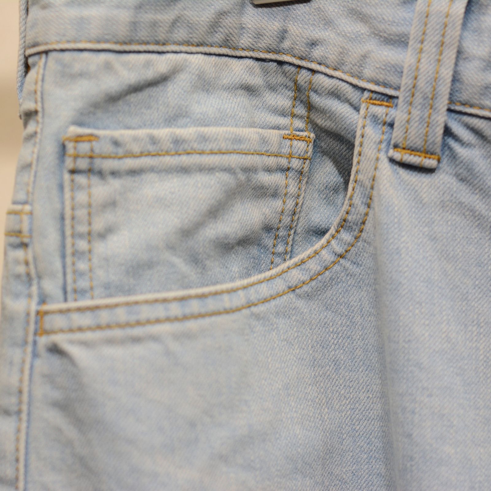 PATCHWORK BIG DENIM PANTS "