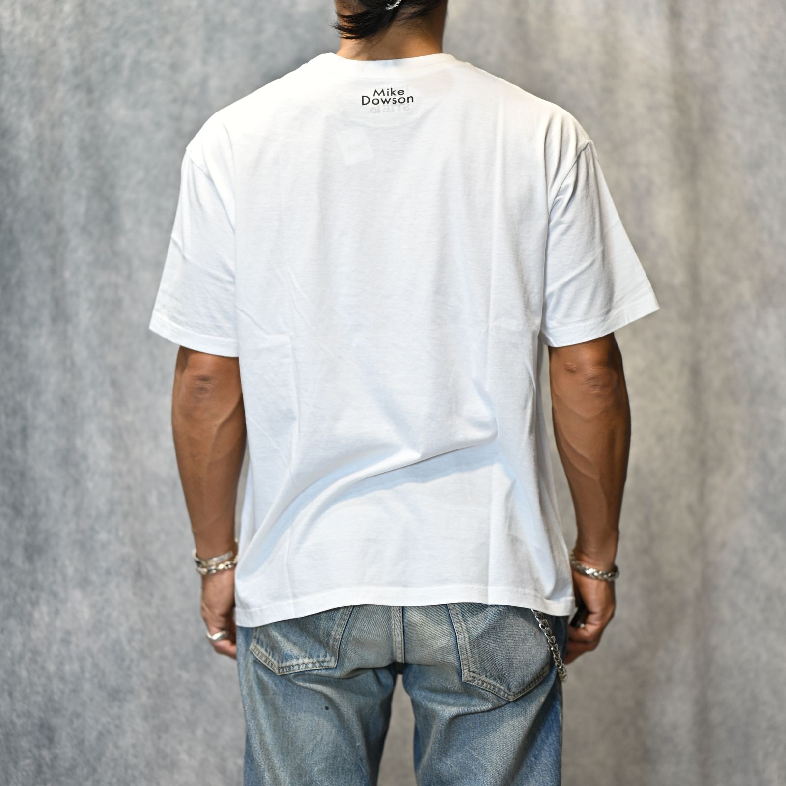 MIKE DOWSON “Naked Fashion Girls”×Stie-lo “Lollipop” Crewneck T-SH （WHITE） / プリントTシャツ （ホワイト） 25MND-STL002