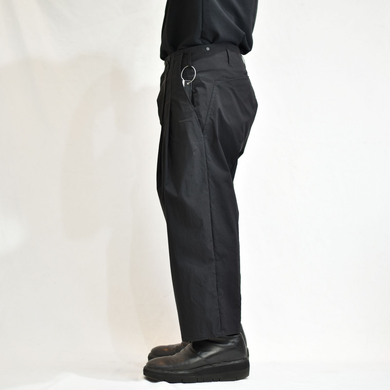 ELASTAN PANTS 2 TUCK BP-1C UNLINED
